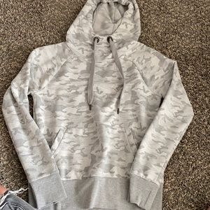 Danskin White camp hoodie